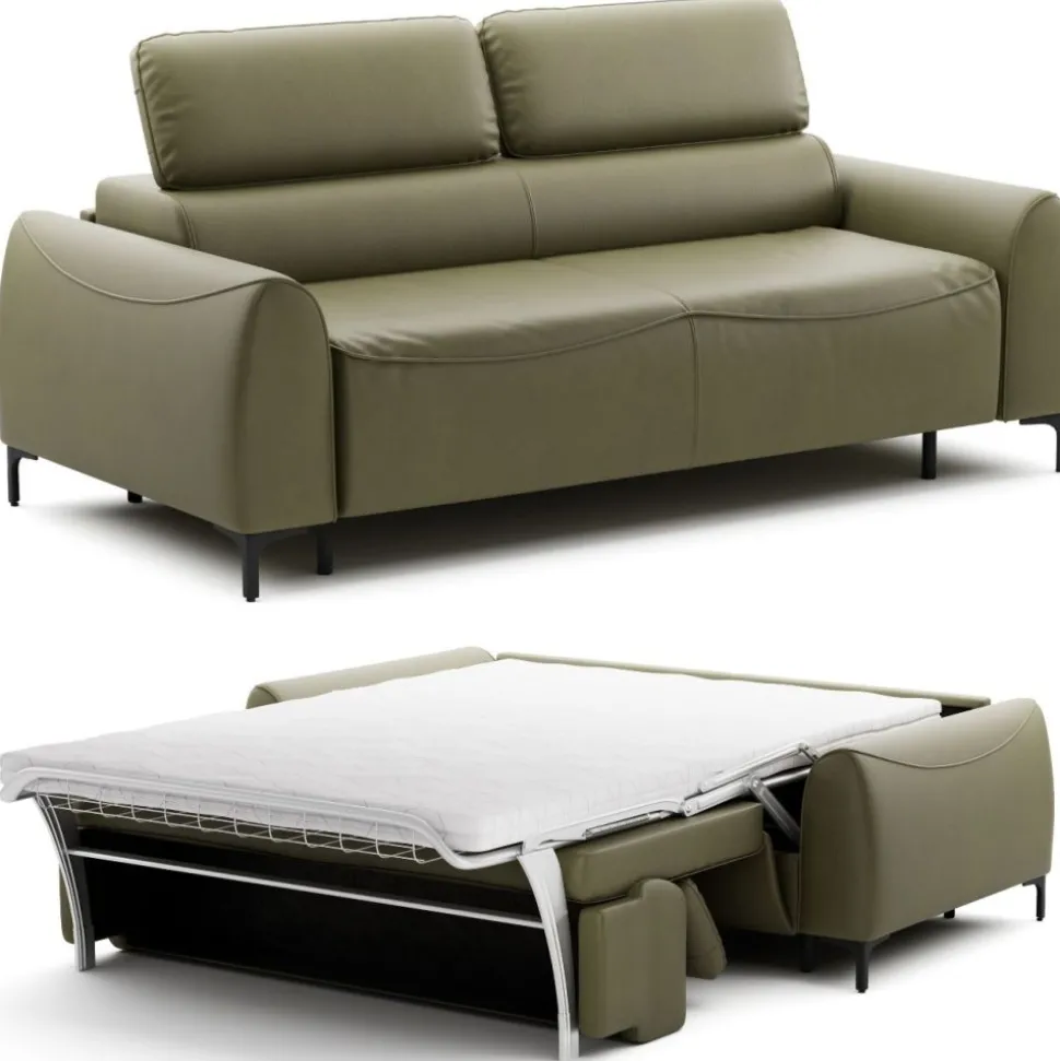 Sofa rozkładana z materacem Monza