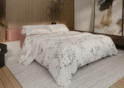 Sofa rozkładana z poduszkami Hauss Vero różowa Tilia 62