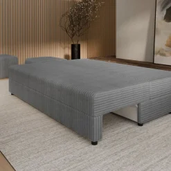 Sofa rozkładana z poduszkami Hauss Vero szara Tilia 90