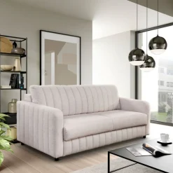 Sofa rozkładana ze stelażem włoskim i materacem Grace