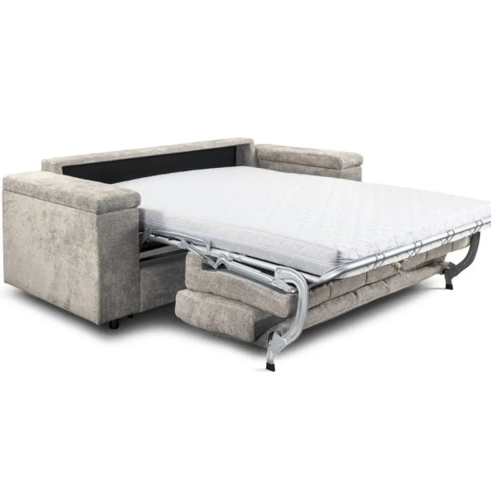 Sofa rozkładana ze stelażem włoskim i materacem 142x193 cm Angel Imagine Me 04