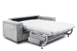 Sofa rozkładana ze stelażem włoskim i materacem Angel