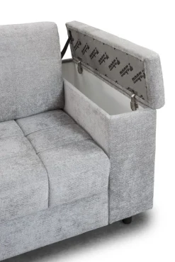 Sofa rozkładana ze stelażem włoskim i materacem Angel