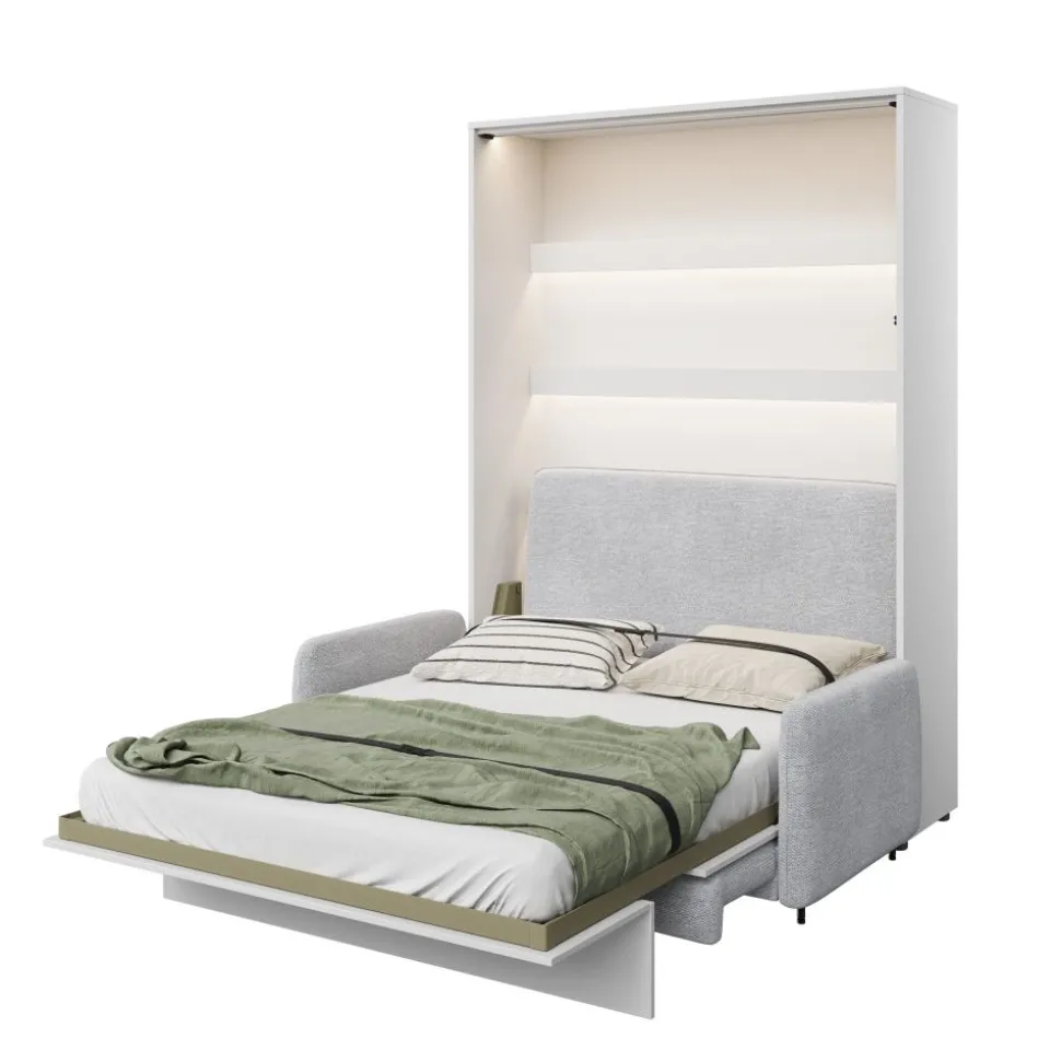 SOFA SZARA do półkotapczanu BED CONCEPT Lenart TKANINA ART 82626