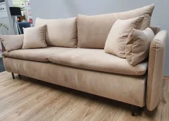 Sofa z funkcją spania beżowa Hauss Luna