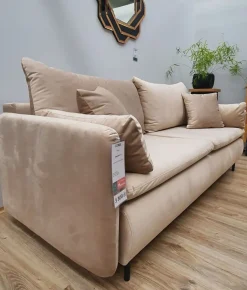 Sofa z funkcją spania beżowa Hauss Luna