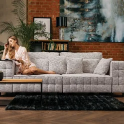 Sofa z funkcją spania, dwa pojemniki Libro GEMMA
