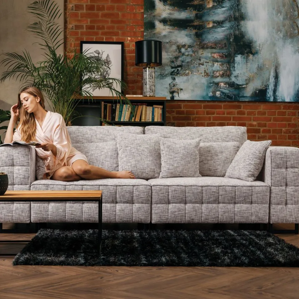 Sofa z funkcją spania, dwa pojemniki Libro GEMMA