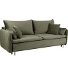 Sofa z funkcją spania Hauss Luna Deluxe zielona