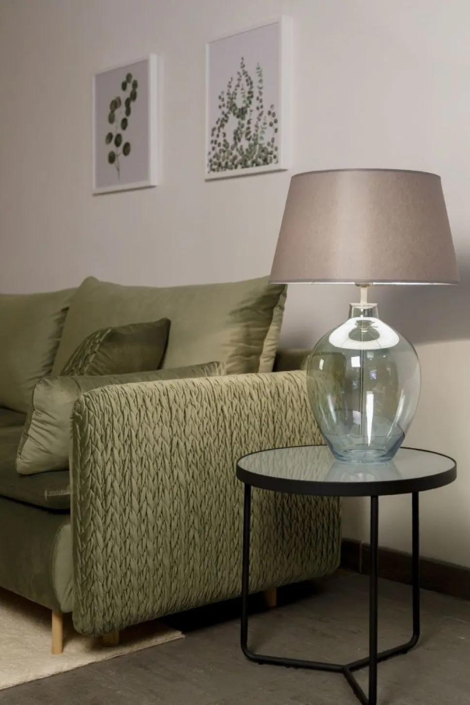 Sofa z funkcją spania Hauss Luna Deluxe zielona