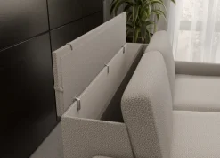 Sofa z materacem na stelażu włoskim z pojemnikiem na pościel Hauss Veloria