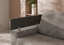 Sofa z materacem 160x196 cm i stelażem włoskim Hauss Carmen szara