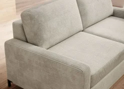 Sofa ze stelażem włoskim i materacem 160x200 beżowa Tino Poso 100