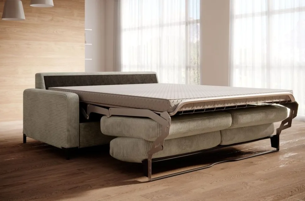Sofa ze stelażem włoskim i materacem Tino