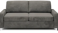 Sofa ze stelażem włoskim i materacem 140x200 grafitowa Tino Poso 22