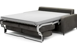Sofa ze stelażem włoskim i materacem 140x200 grafitowa Tino Poso 22