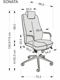 SONATA XXL fotel czarny (1p=1szt)1 sztuka