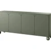 SONATIA II KOMODA 200 4D - oliwka / nogi kule