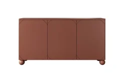 SONATIA II KOMODA 150 3D2SZ - burgund / nogi kule