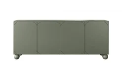 SONATIA II KOMODA 200 4D4SZ - oliwka / nogi kule