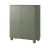 SONATIA II KREDENS 120 2D2SZ - oliwka / nogi kule