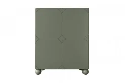 SONATIA II KREDENS 120 2D2SZ - oliwka / nogi kule