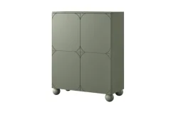 SONATIA II KREDENS 120 2D2SZ - oliwka / nogi kule