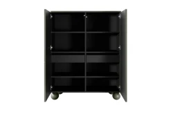 SONATIA II KREDENS 120 2D2SZ - oliwka / nogi kule