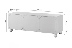 SONATIA II RTV 150 3D - oliwka / nogi kule