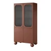 SONATIA II WITRYNA 100 4D - burgund / nogi kule