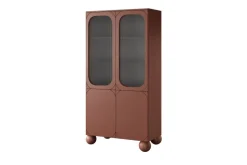 SONATIA II WITRYNA 100 4D - burgund / nogi kule