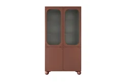 SONATIA II WITRYNA 100 4D - burgund / nogi kule