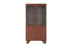 SONATIA II WITRYNA 100 4D - burgund / nogi kule