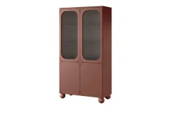SONATIA II WITRYNA 100 4D - burgund / nogi kule