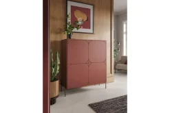 SONATIA KREDENS 120 2D2SZ - burgund