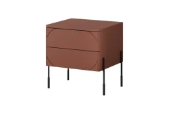 SONATIA SZAFKA NOCNA 45 2SZ - burgund