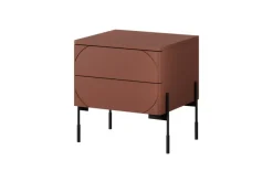 SONATIA SZAFKA NOCNA 45 2SZ - burgund