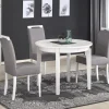 SORBUS stół rozkładany, blat - biały, nogi - białe (2p=1szt)1 sztuka