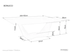 Stół Bonucci Ceramic
