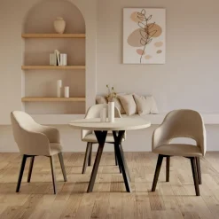 Stół okrągły rozkładany 102-200 cm Hauss ST54M