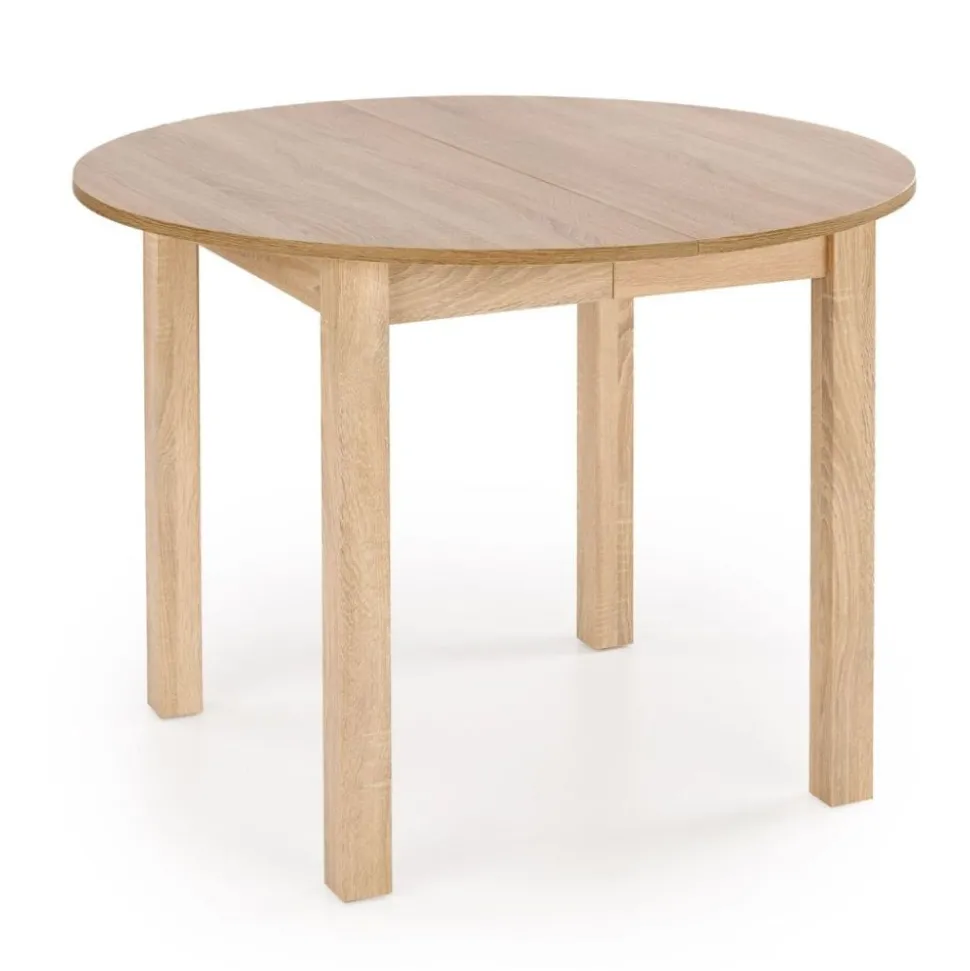 Stół okrągły rozkładany 102-142 cm Hauss ST44M dąb sonoma