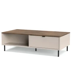 Stolik kawowy ława EVO 1s/120 cm kaszmir / dąb castello EO-04