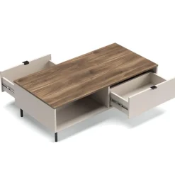 Stolik kawowy ława EVO 1s/120 cm kaszmir / dąb castello EO-04