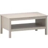 Stolik kawowy 80cm z półką kolor taupe KLEO KL-05