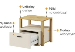 Stolik nocny młodzieżowy Lenart Lenny LY-07