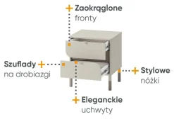 Stolik nocny młodzieżowy Lenart Harmony HR-07