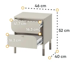 Stolik nocny młodzieżowy Lenart Harmony HR-07