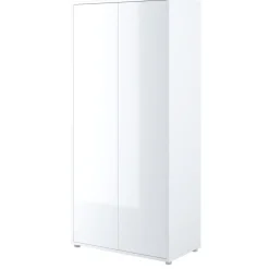 SZAFA NA UBRANIA BC-20 DO PÓŁKOTAPCZANU BED CONCEPT BIAŁA POŁYSK Lenart