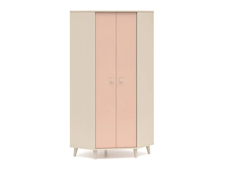 Szafa narożna Mevel 01 ML Meble – Millenial Pink / Piasek Pustyni