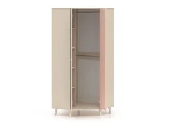 Szafa narożna Mevel 01 ML Meble – Millenial Pink / Piasek Pustyni